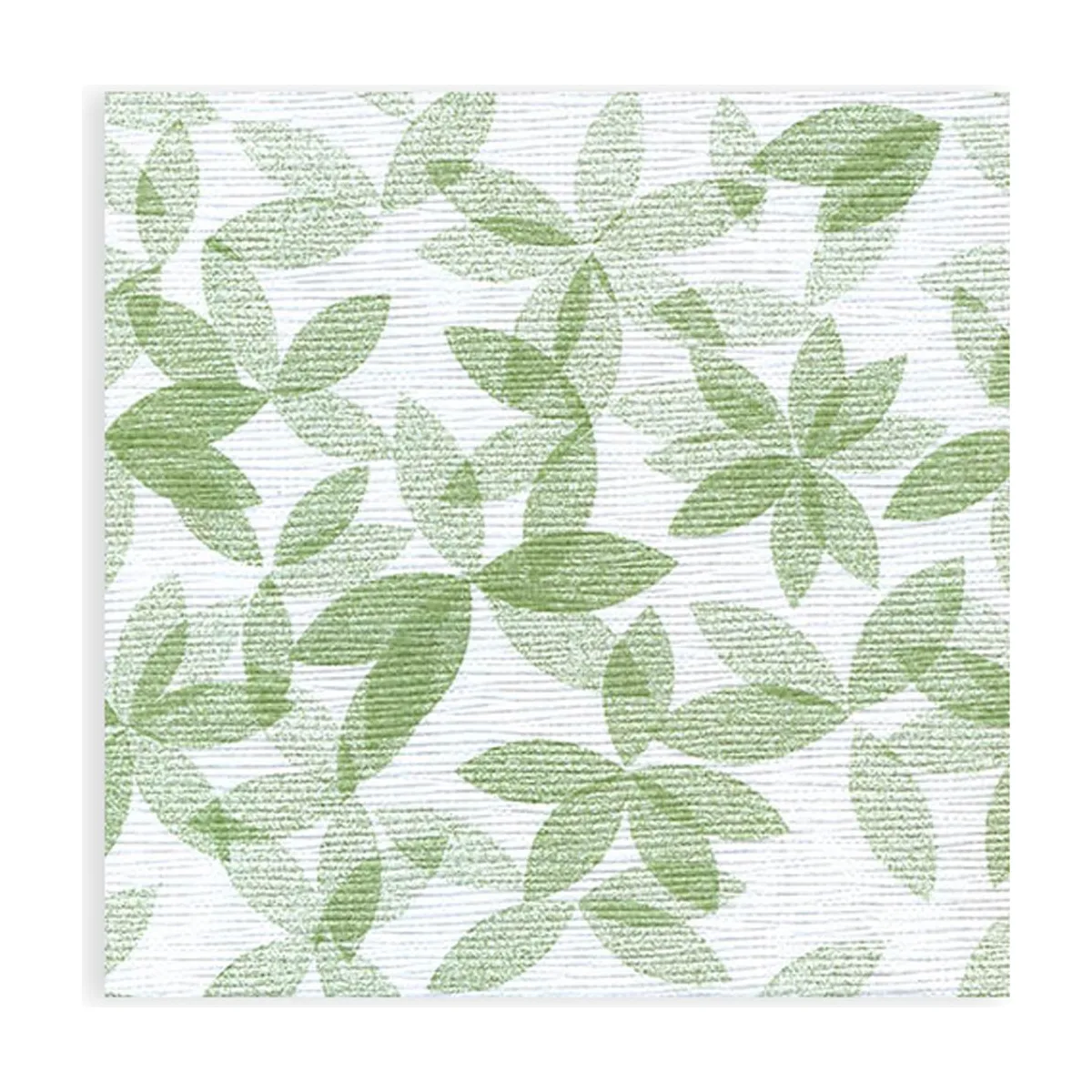 Motivserviette, Zellstoff, Olivenblatt grün, 40x40cm, 800 Stück – SemyTop – Motivservietten