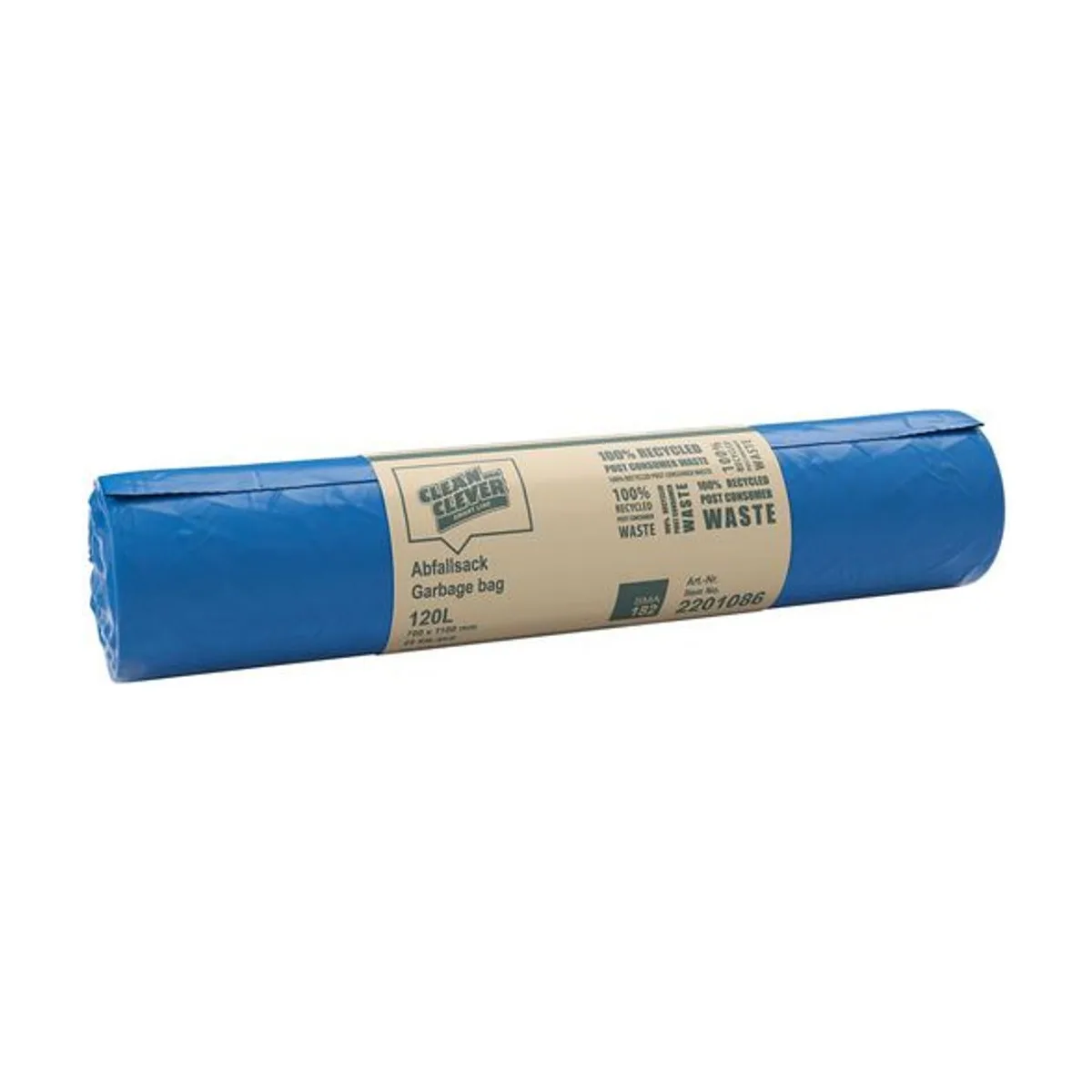 SMA182 Abfallsack - 120 L – CLEAN and CLEVER SMART – Müllsäcke