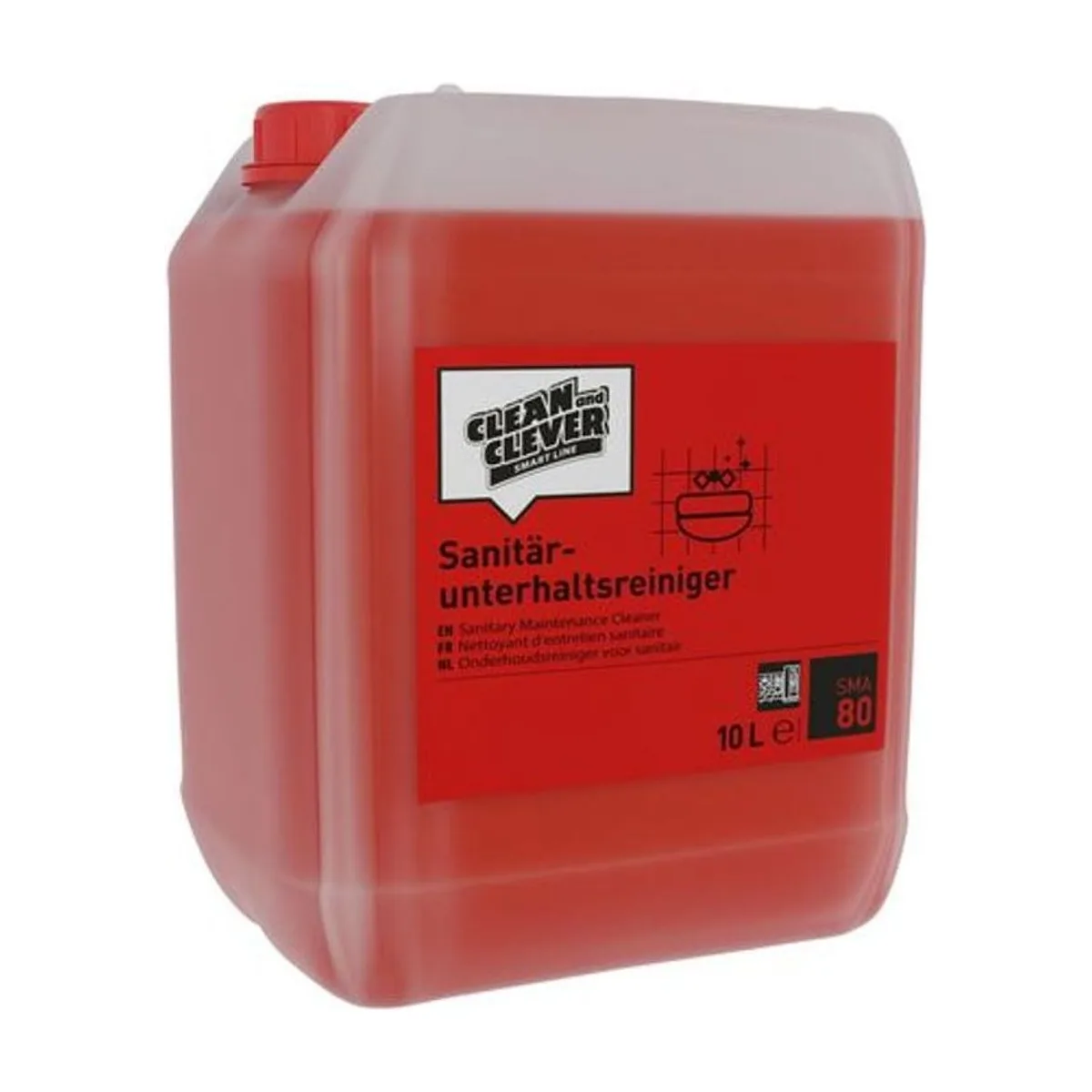 SMA80 Sanitärreiniger, 10 l – CLEAN and CLEVER SMART – Sanitärreiniger