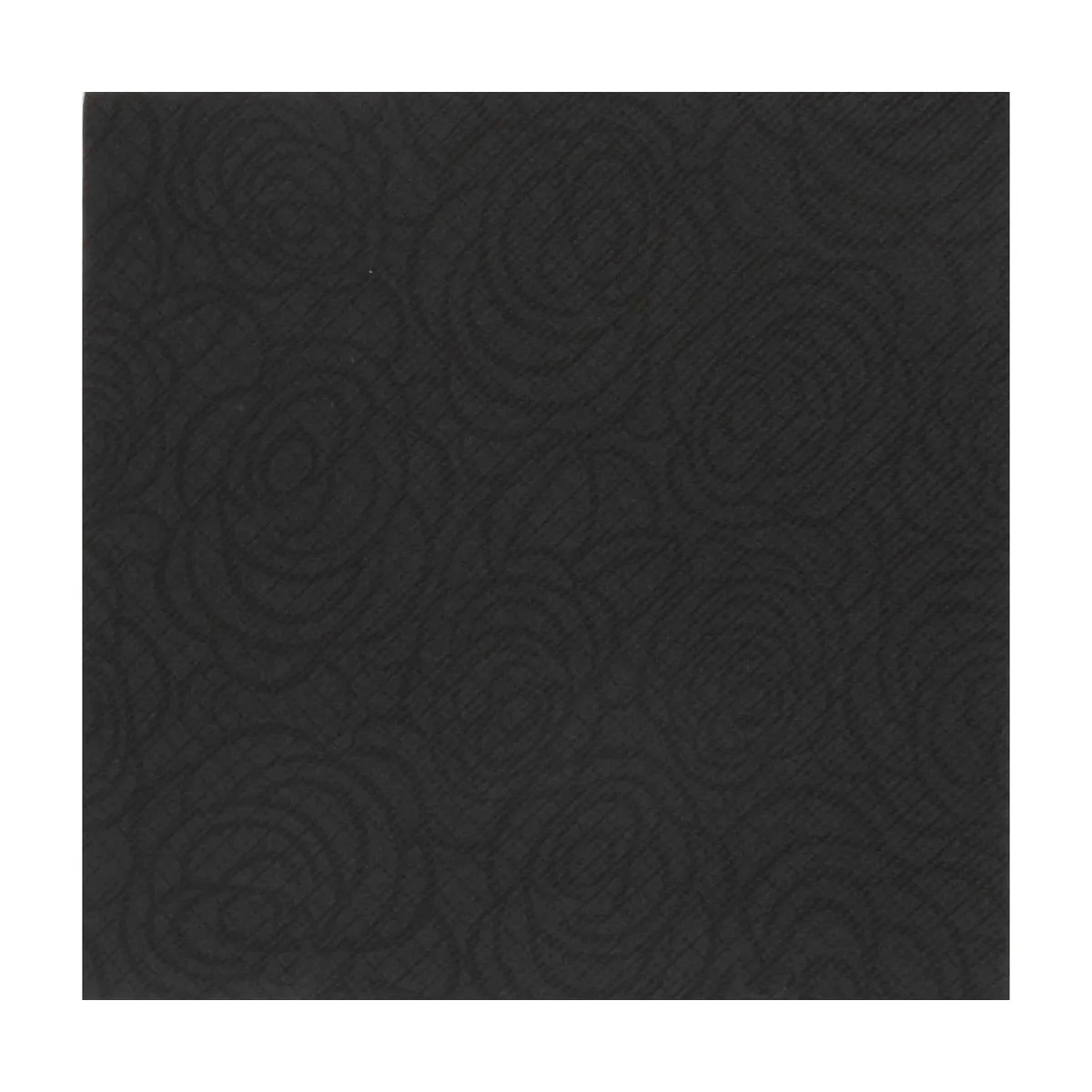 SemyTop Airlaid Motivserviette Roses, schwarz – SemyTop – Motivservietten