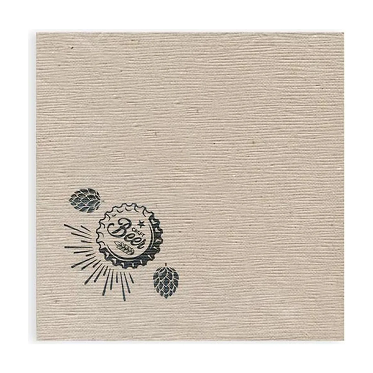 Motivserviette, Zellstoff, Beer, 40x40cm, 800 Stück – SemyTop – Motivservietten
