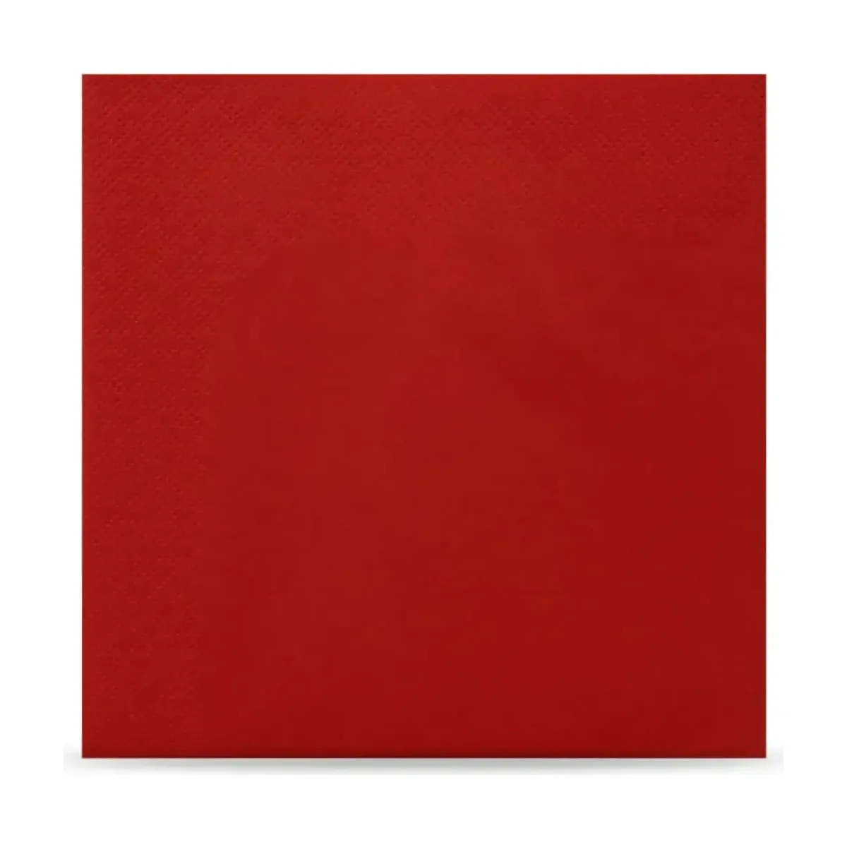 Funny Servietten 3-lagig 33x33 cm 1/4-Falz rot - 4 x 250 Stück – Funny – Servietten farbig