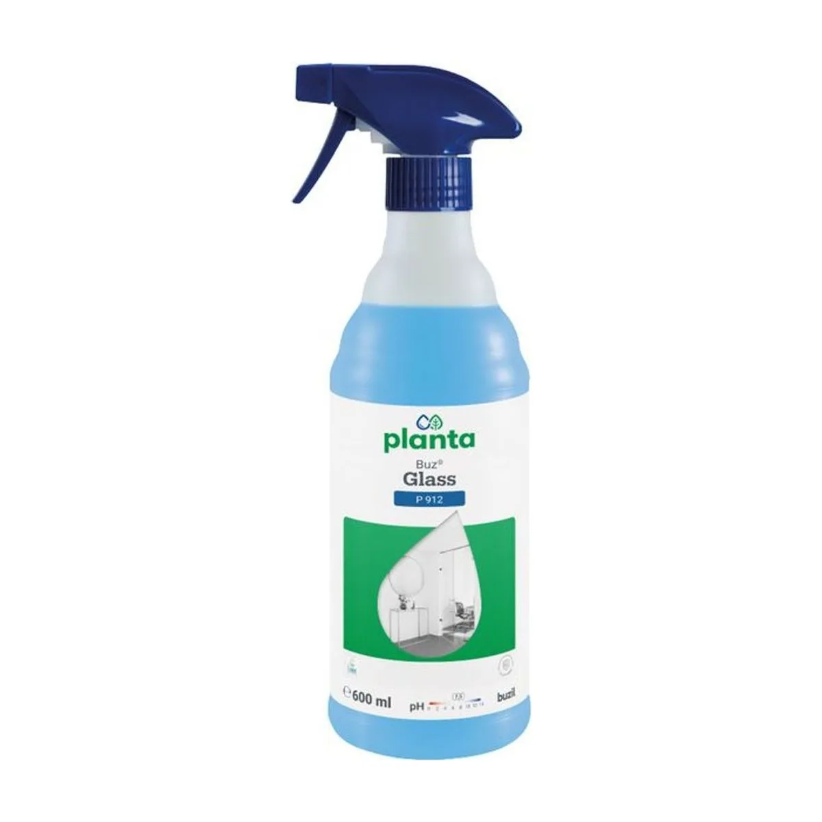 Buzil Planta Buz Glass P 912 – 600 ml Flasche – Buzil – Glas- & Oberflächenreiniger