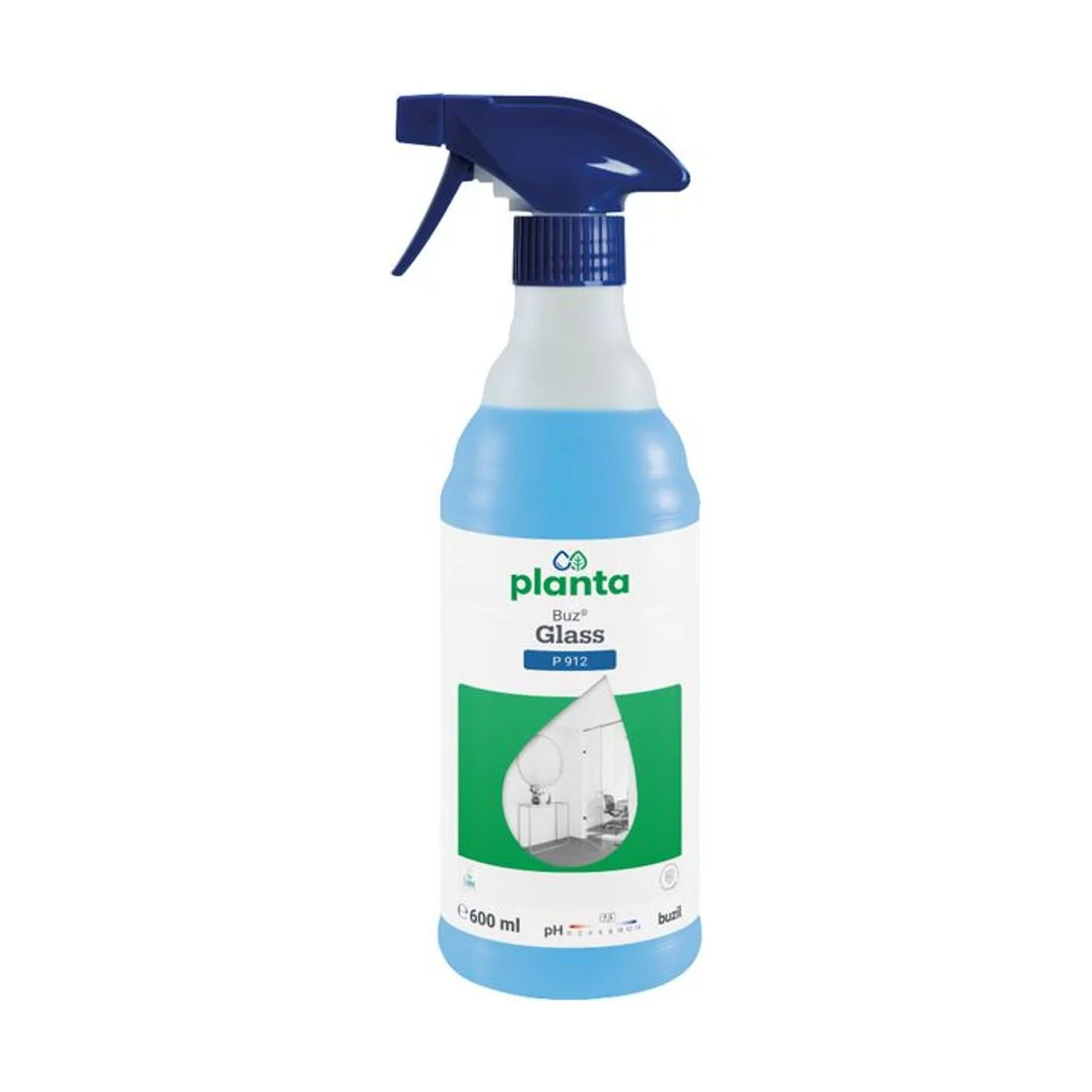 Buzil Planta Buz Glass P 912 – 600 ml Flasche – Buzil – Glas- & Oberflächenreiniger