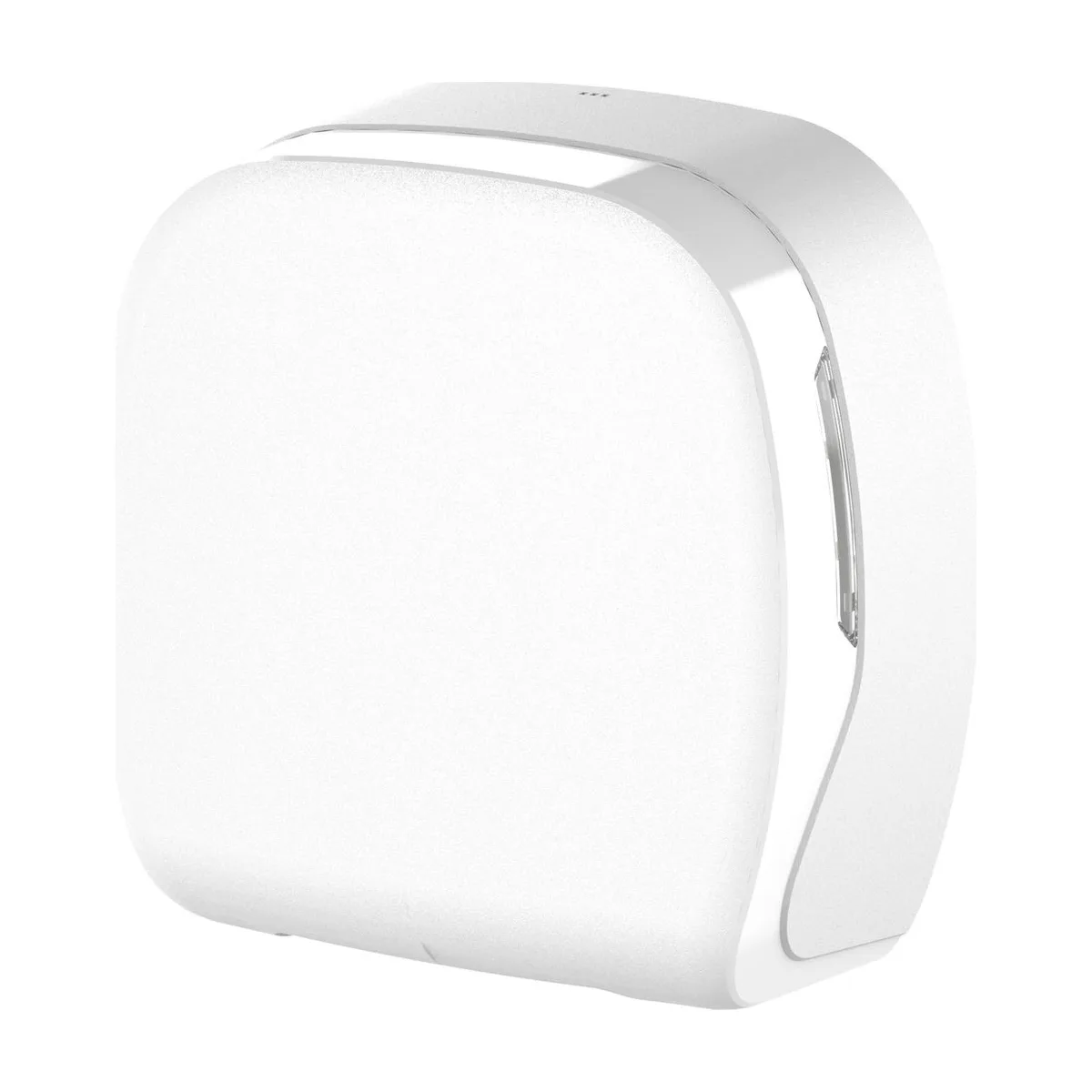 Jumbo Toilettenpapierspender, weiß matt, für Rollen bis Ø25 cm – SemyTop – Toilettenpapierspender
