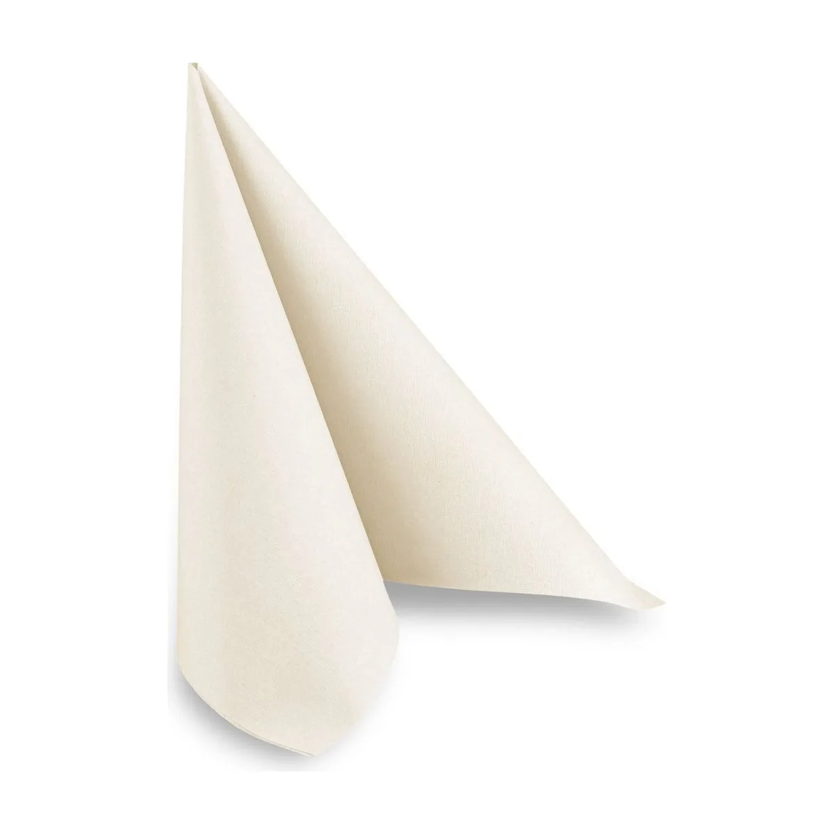 Airlaid Servietten, creme, 40x40cm, 800 Stück – QUICKY – Servietten farbig