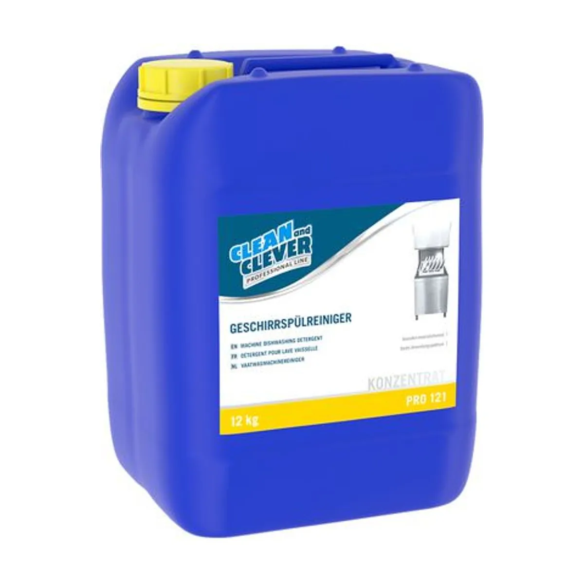 PRO121 Geschirrspülreiniger, 12 kg – CLEAN and CLEVER PROFESSIONAL – Maschineller Geschirrreiniger