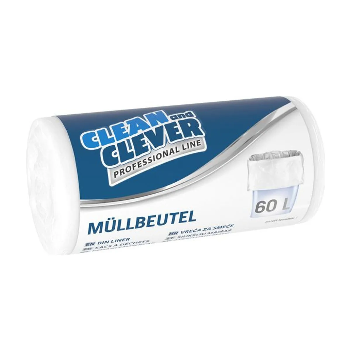 PRO73 Müllbeutel 60 l – CLEAN and CLEVER PROFESSIONAL – Müllsäcke