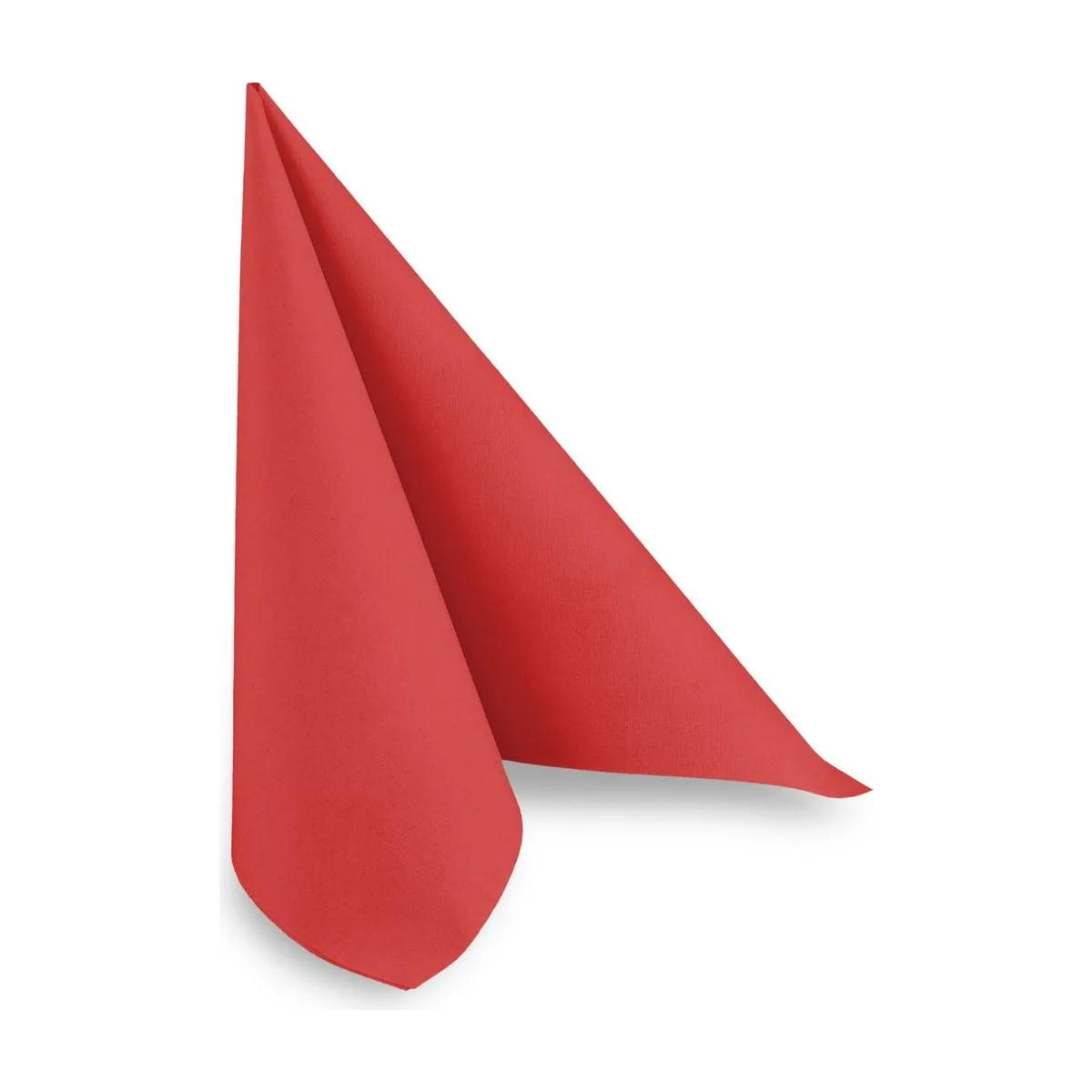 Airlaid Servietten, rot, 40x40cm, 800 Stück – QUICKY – Servietten farbig