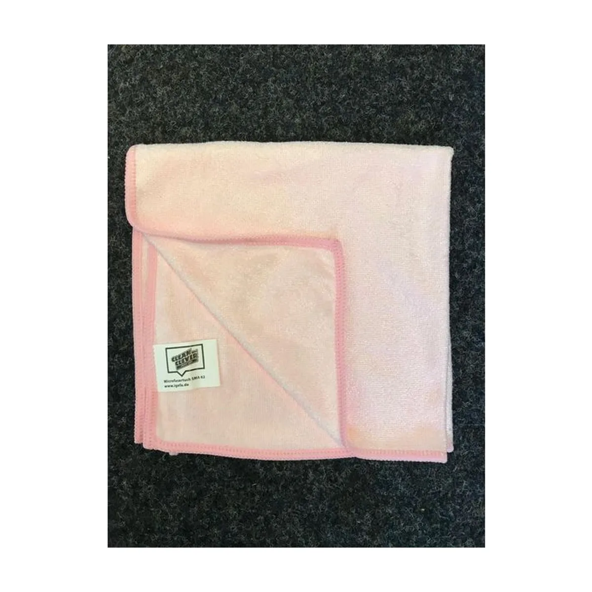 SMA62 Microfasertuch - Rosa – CLEAN and CLEVER SMART – Mikrofasertücher