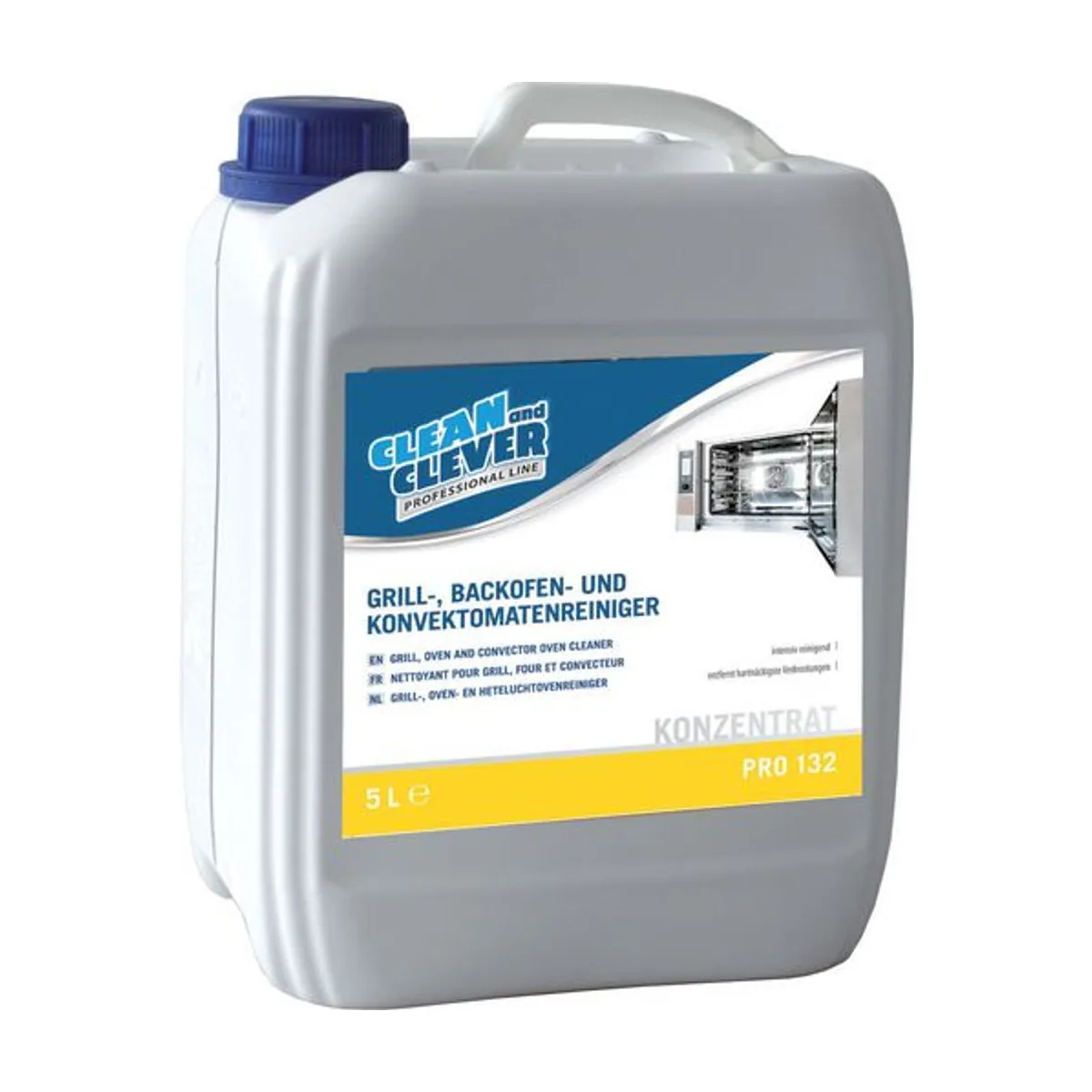 PRO132 Grill- & Backofenreiniger, 5 l – CLEAN and CLEVER PROFESSIONAL – Fettlöser