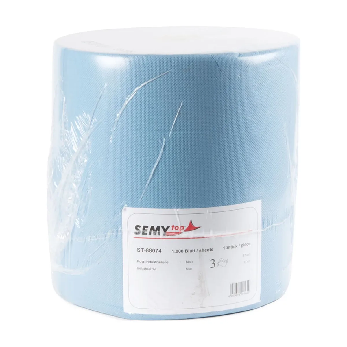 SemyTop Industriepapierrolle, 3-lagig, Zellstoff, farbig – SemyTop – Industriepapierrollen