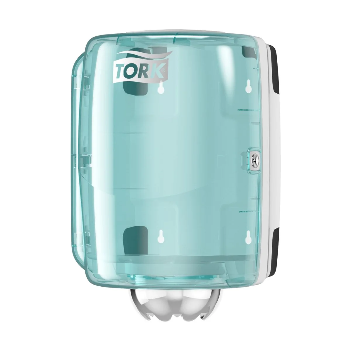 Tork Innenabrollungsspender Weiß und Türkis M2 – Tork – Putzrollenspender