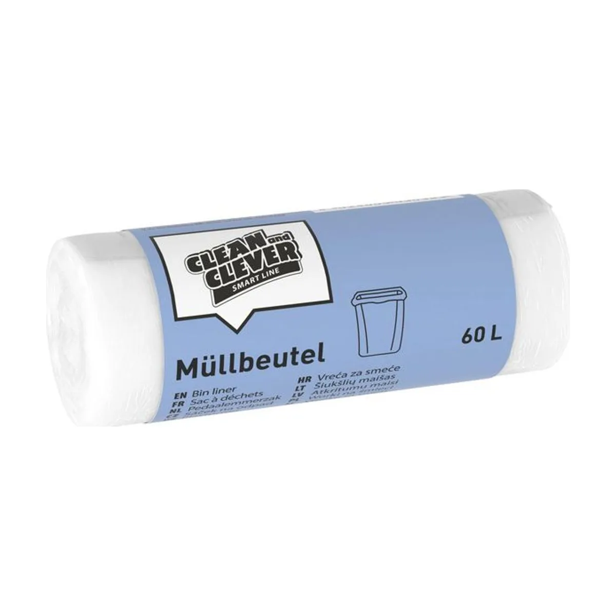 SMA73 Müllbeutel 60 l – CLEAN and CLEVER SMART – Müllsäcke