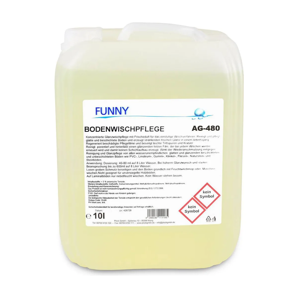 Funny Universal Bodenwischpflege, 10 Liter – FUNNY – Bodenreiniger