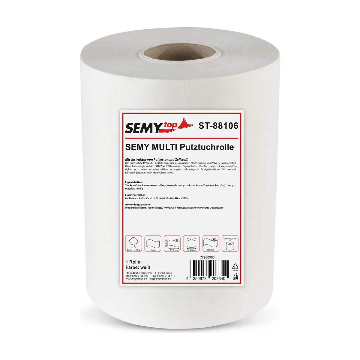 SemyTop Multi Putztuchrolle, weiß – SemyTop – Allzwecktücher