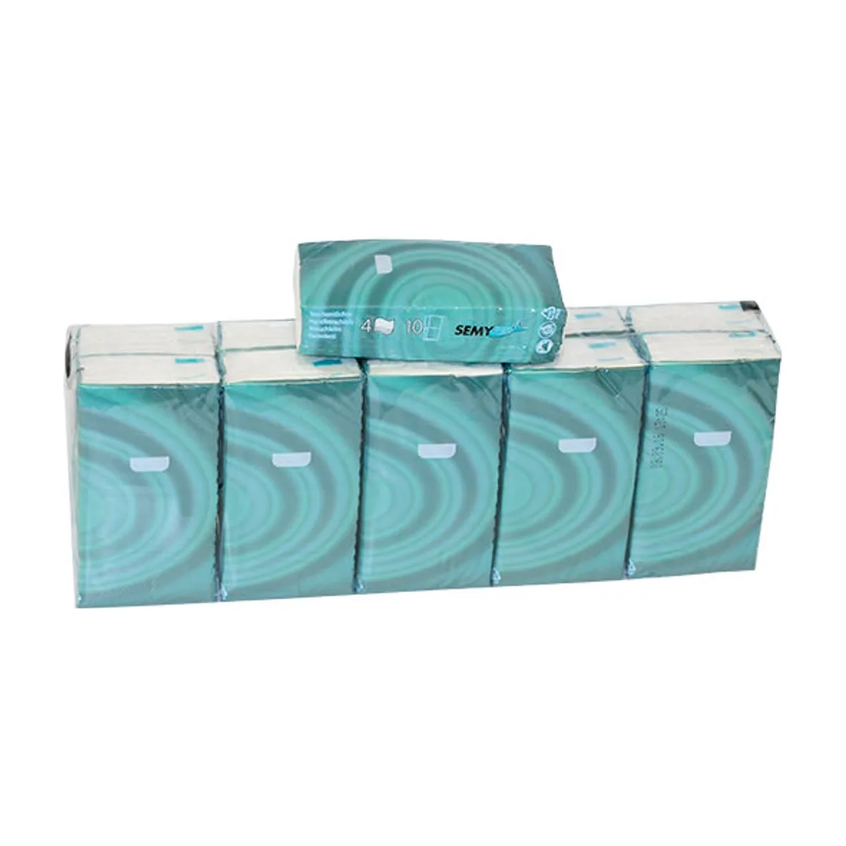 SemyCare Taschentücher, 4-lagig, hochweiß, Zellstoffpapier – SemyCare – Taschentücher