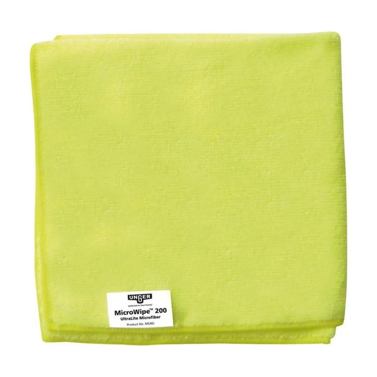 UNGER Microwipe 200 gelb – 40x40cm Microfasertuch – UNGER – Glas- & Mikrofasertücher