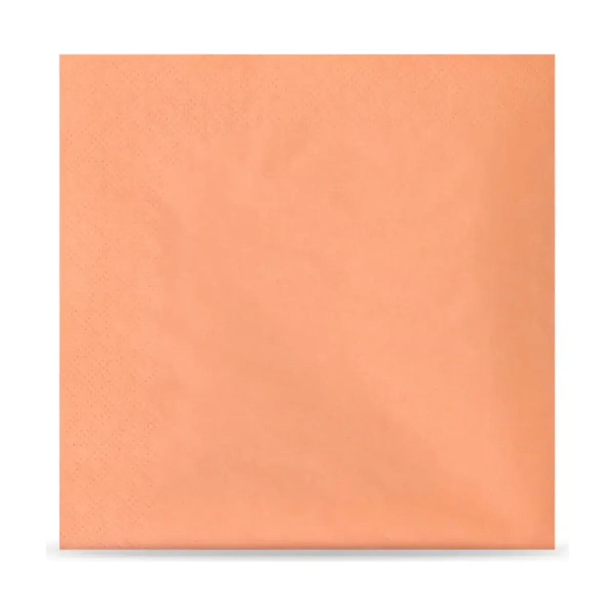 Funny Servietten, 3-lagig, 33 x 33 cm, 1/4-Falz, apricot - 4 x 250 Stück – Funny – Servietten farbig