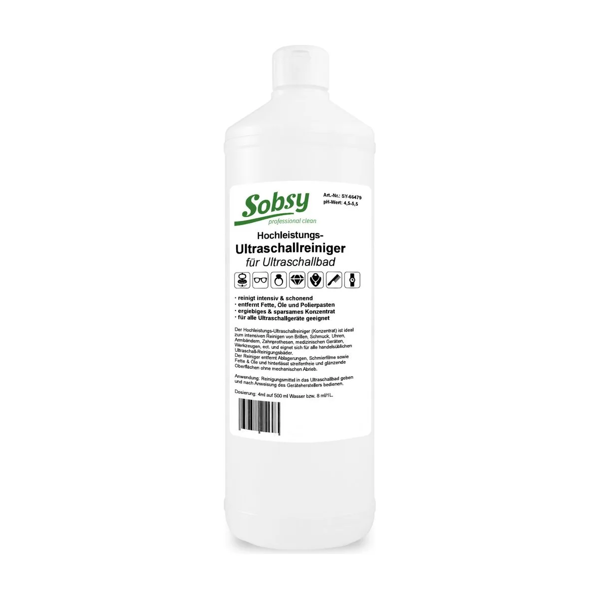 Sobsy Ultraschallreiniger, 6x1 Liter – Sobsy – Spezialreiniger
