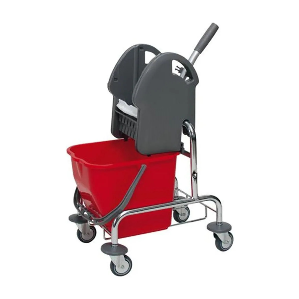 Meiko Einfachfahreimer 15l rot – CLEAN and CLEVER – Reinigungswagen