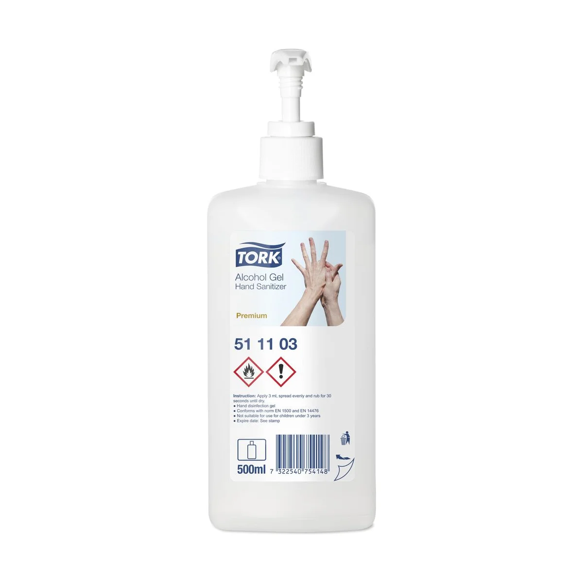 Tork Händedesinfektionsgel – 500 ml – Tork – Händedesinfektionsgel