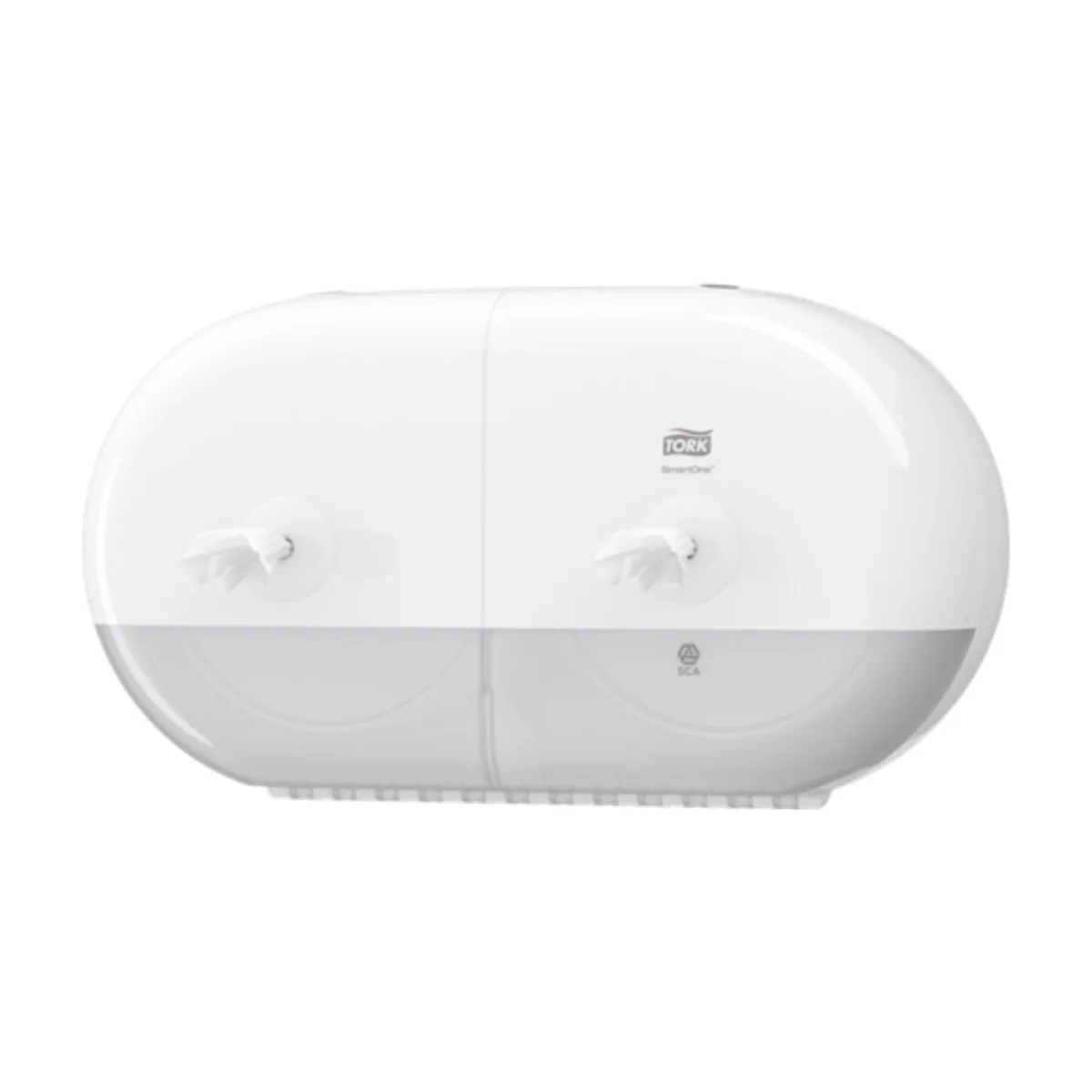 Tork SmartOne Mini Doppelrollenspender für Toilettenpapier Weiß T9