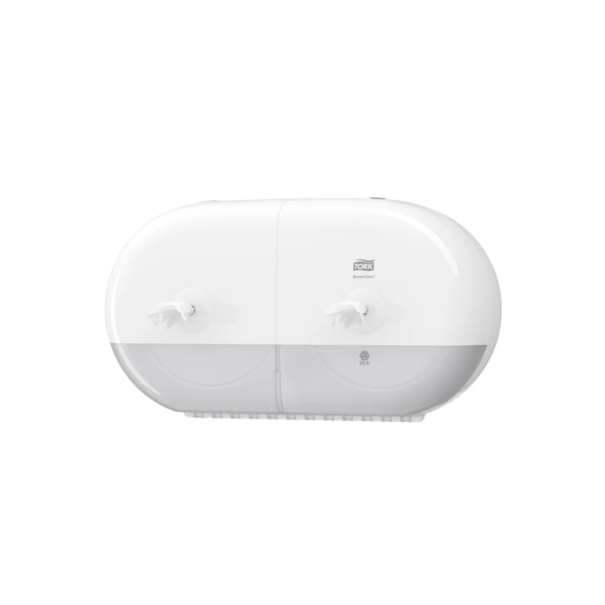 TORK - SmartOne® Mini Doppelrollenspender für Toilettenpapier Weiß – Tork – Toilettenpapierspender