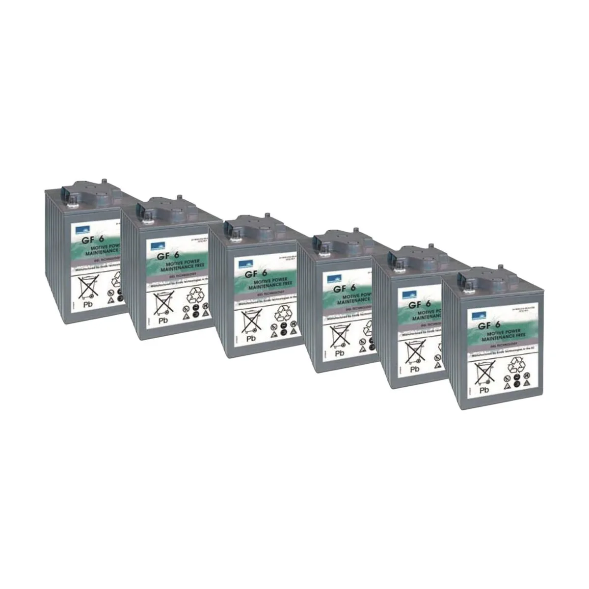 Batteriesatz (6 St.) 6 V 240 Ah Gel – Ghibli & Wirbel – Maschinenzubehör