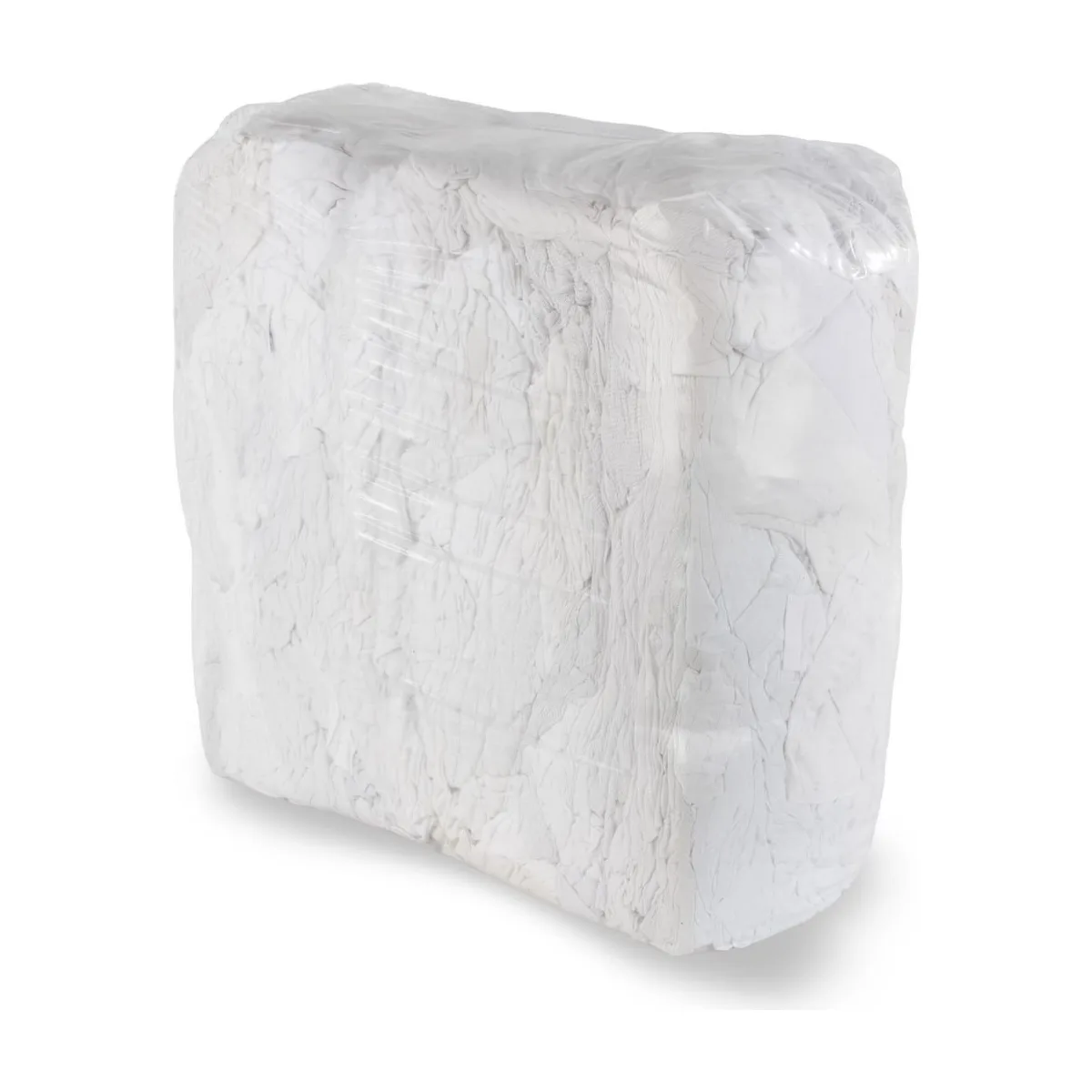 Trikot Putzlappen, weiß, 10 kg Ballen – FUNNY – Putzlappen
