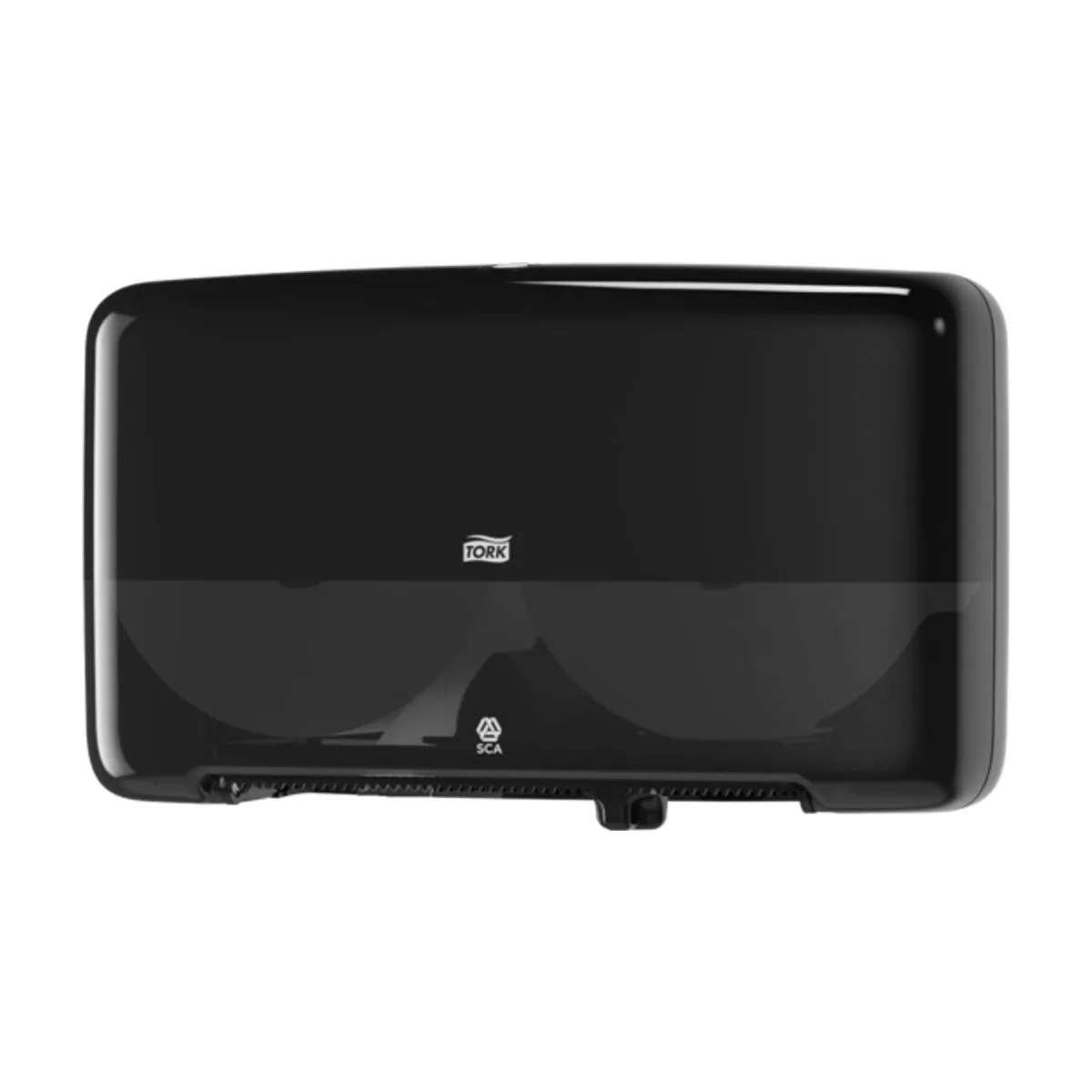 Tork Doppelrollenspender für Mini Jumbo Toilettenpapier Schwarz T2