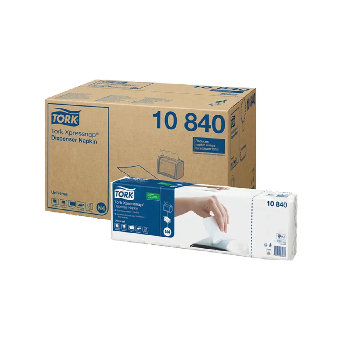 TORK - Xpressnap® Weiße Spenderserviette - 9000 St. – Tork – Spenderservietten