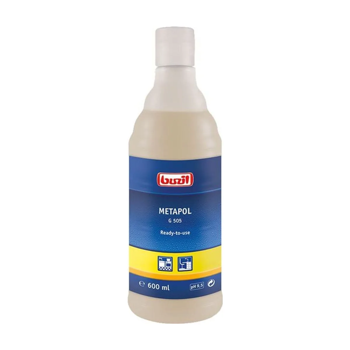 Buzil Metapol G 505 – 600 ml Flasche – Buzil – Edelstahlreiniger