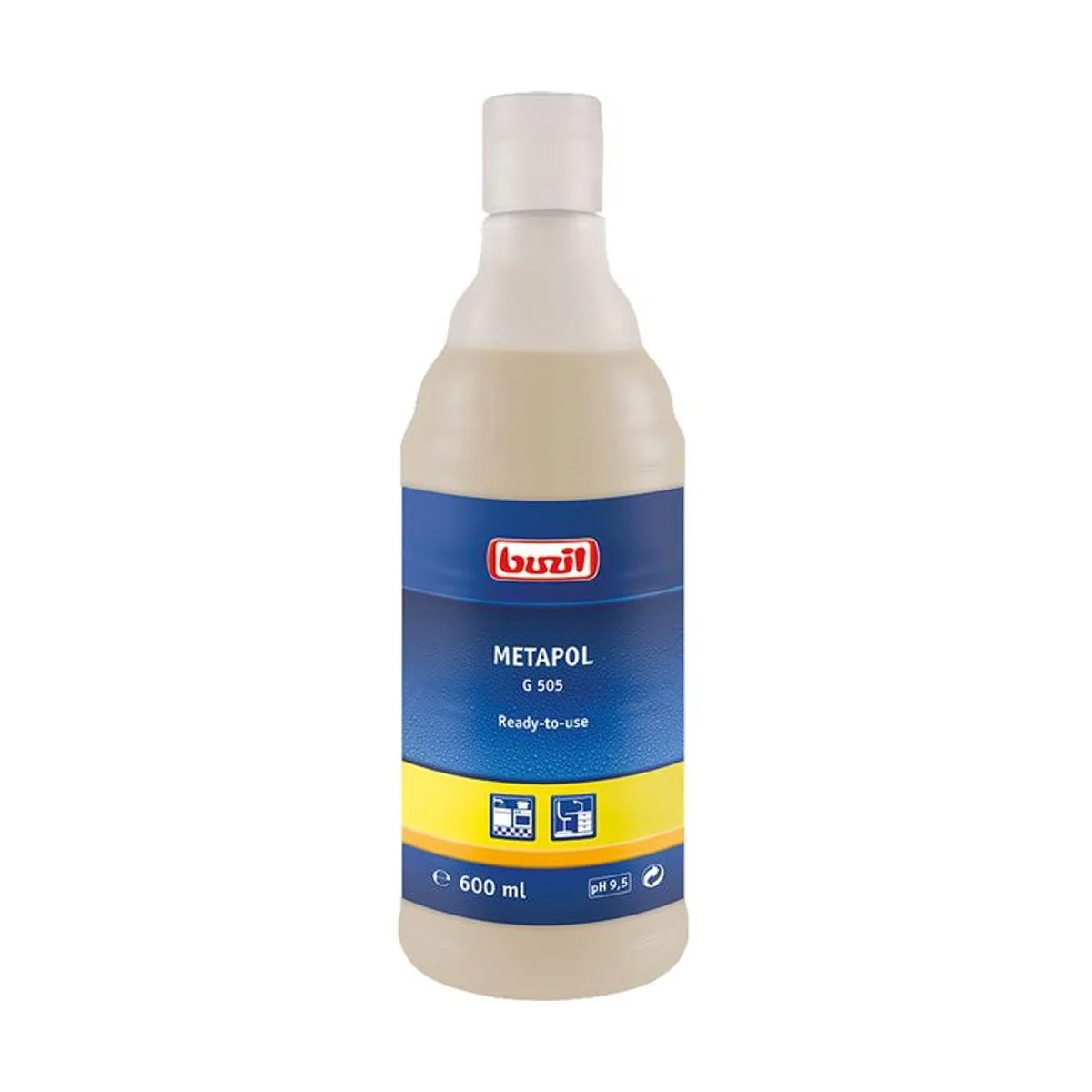Buzil Metapol G 505 – 600 ml Flasche – Buzil – Edelstahlreiniger