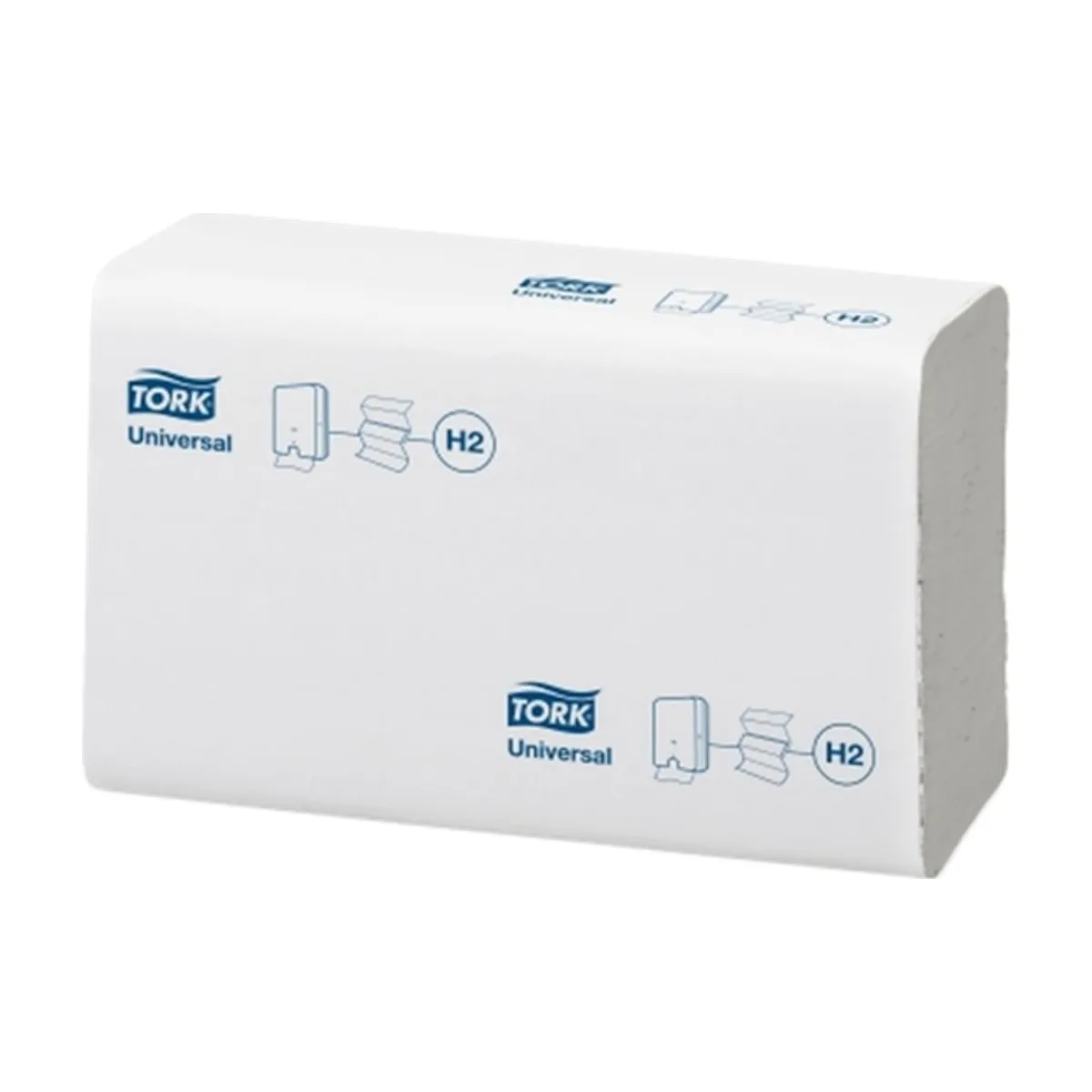 Tork Xpress kosteneffiziente Multifold-Handtücher Weiß H2, 2-lagig – 20 × 237 Tücher