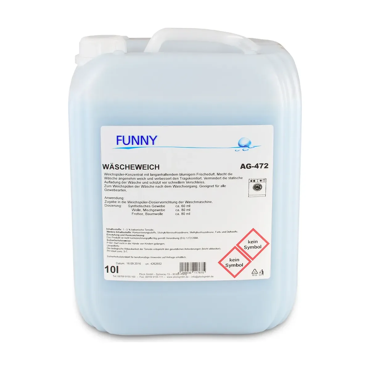 Funny Weichspüler-Konzentrat - 10 L – Funny – Textil & Teppich