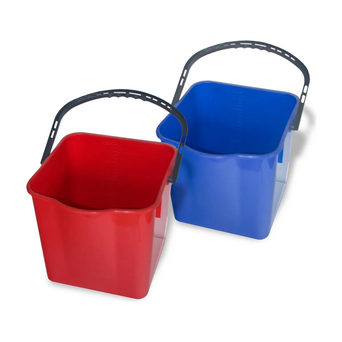 SemyTop 2 x 25 Liter Eimer - rot & blau – SemyTop – Reinigungszubehör