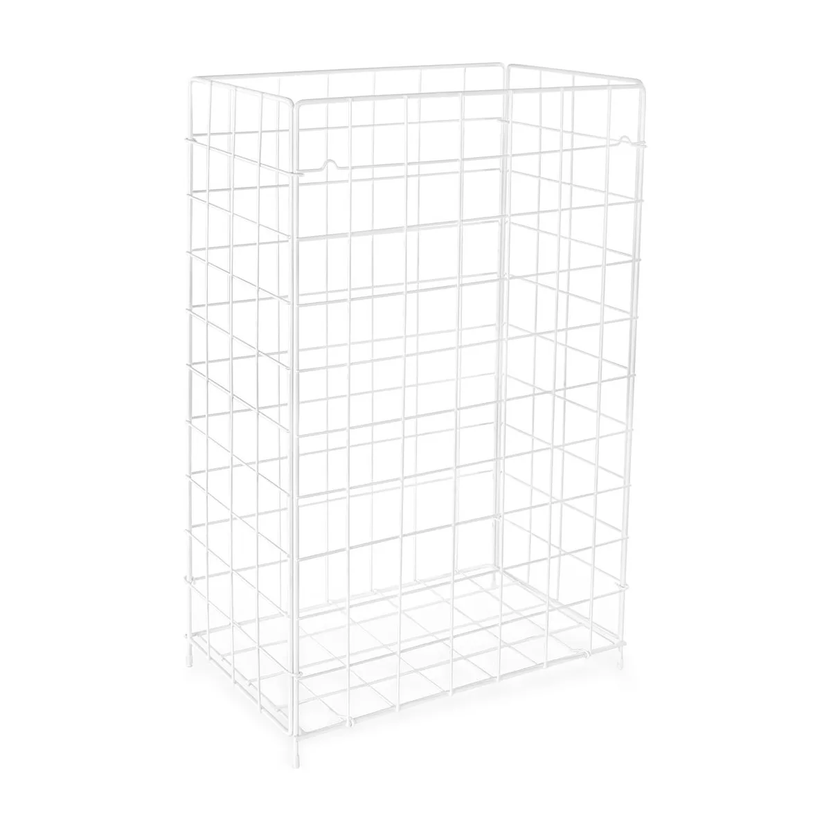 SemyTop Gitter-Abfallkorb, weiß, Metall, ca. 60 Liter – SemyTop – Weitere Spender