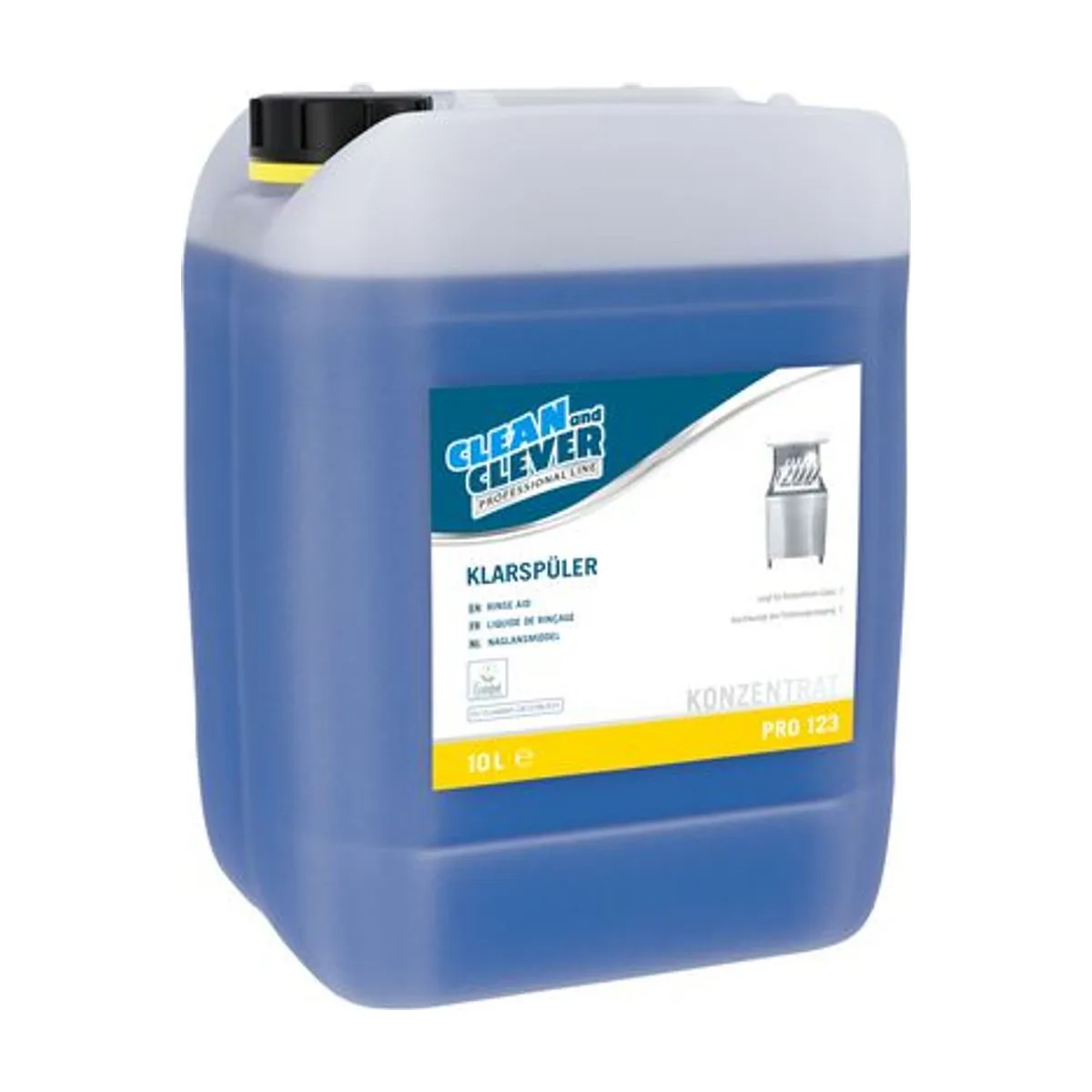 PRO123 Klarspüler, 10 l – CLEAN and CLEVER PROFESSIONAL – Klarspüler