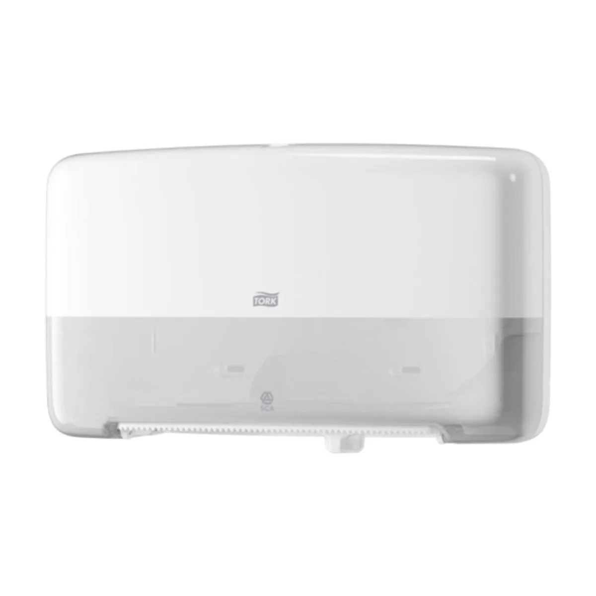 Tork Doppelrollenspender für Mini Jumbo Toilettenpapier Weiß T2