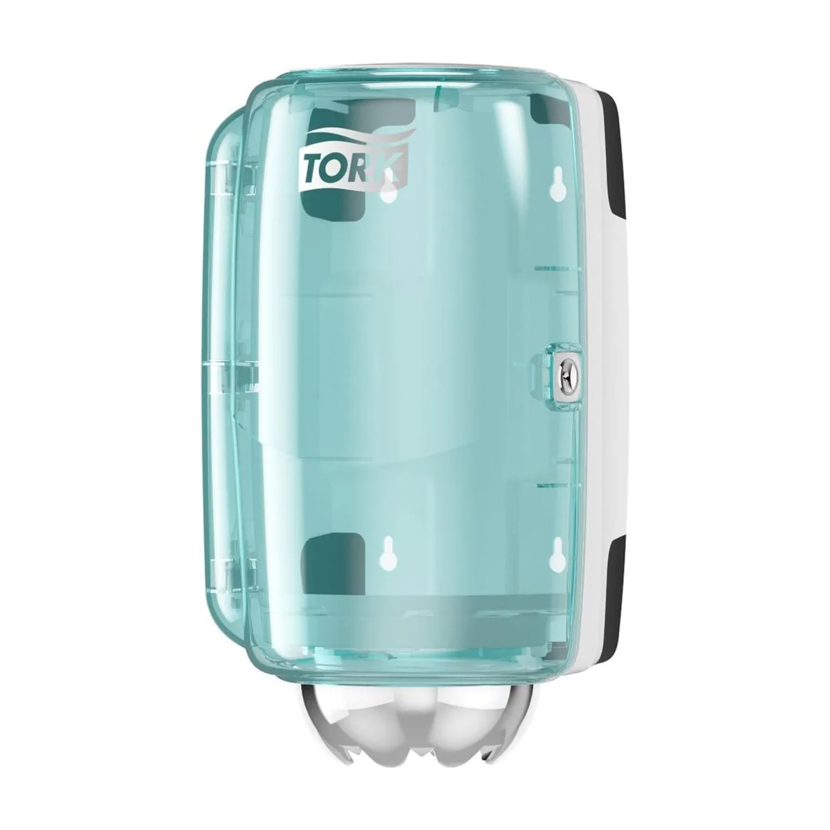 Tork Mini Innenabrollungsspender Weiß und Türkis M1