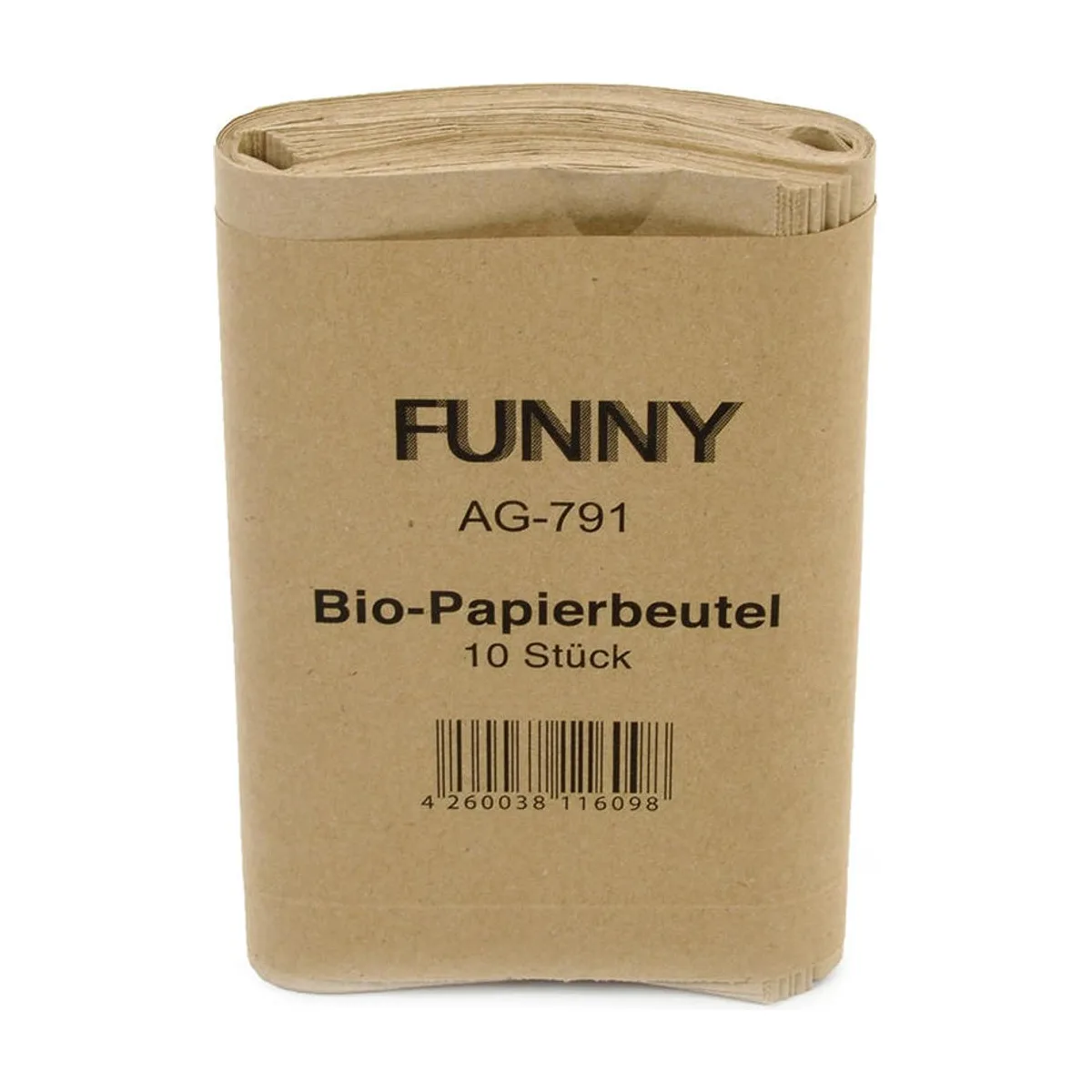 Funny Bio-Papierbeutel 10 l unbedruckt – FUNNY – Müllsäcke