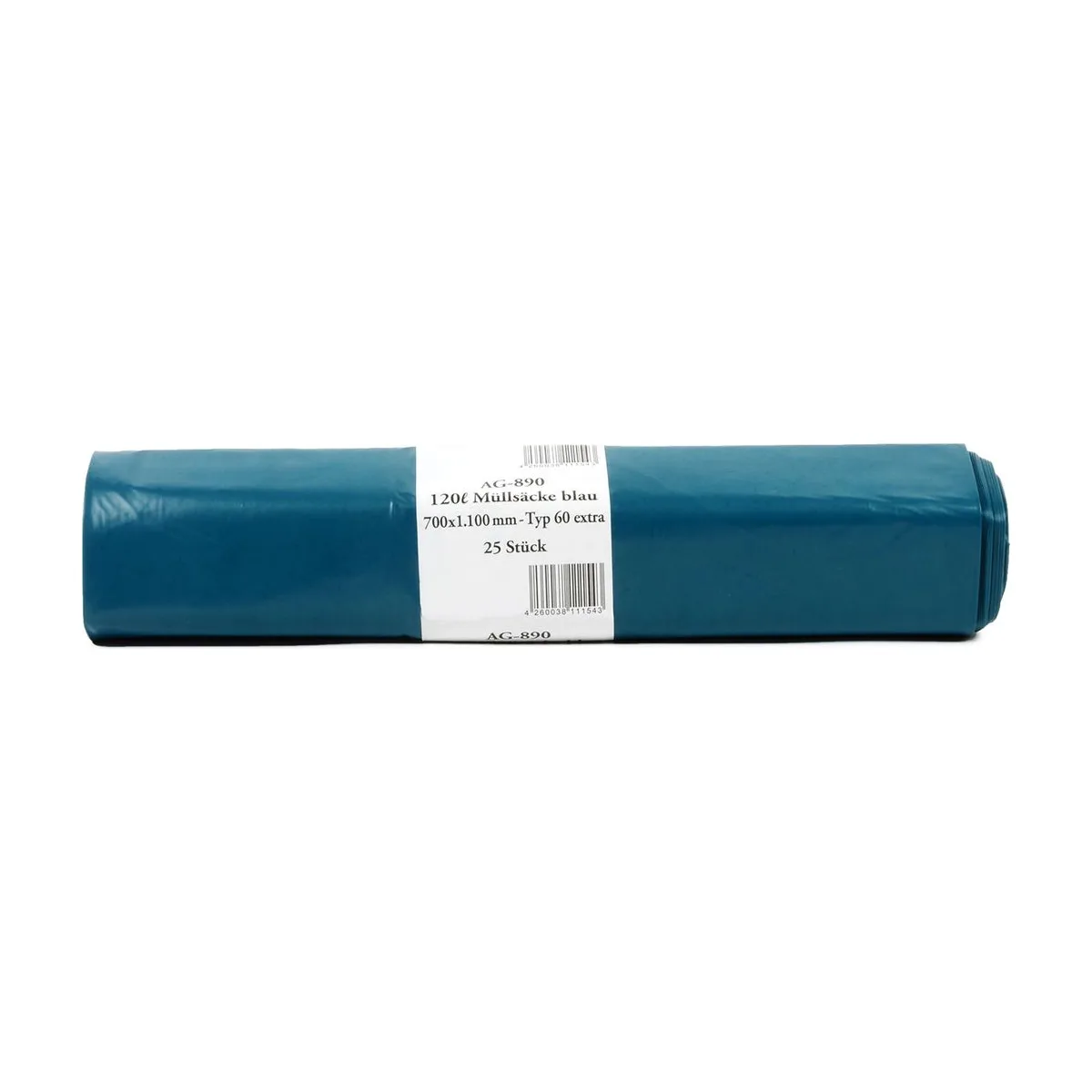 Funny Müllsäcke, blau, 120 Liter, Typ 60, 10 Rollen – FUNNY – Müllsäcke
