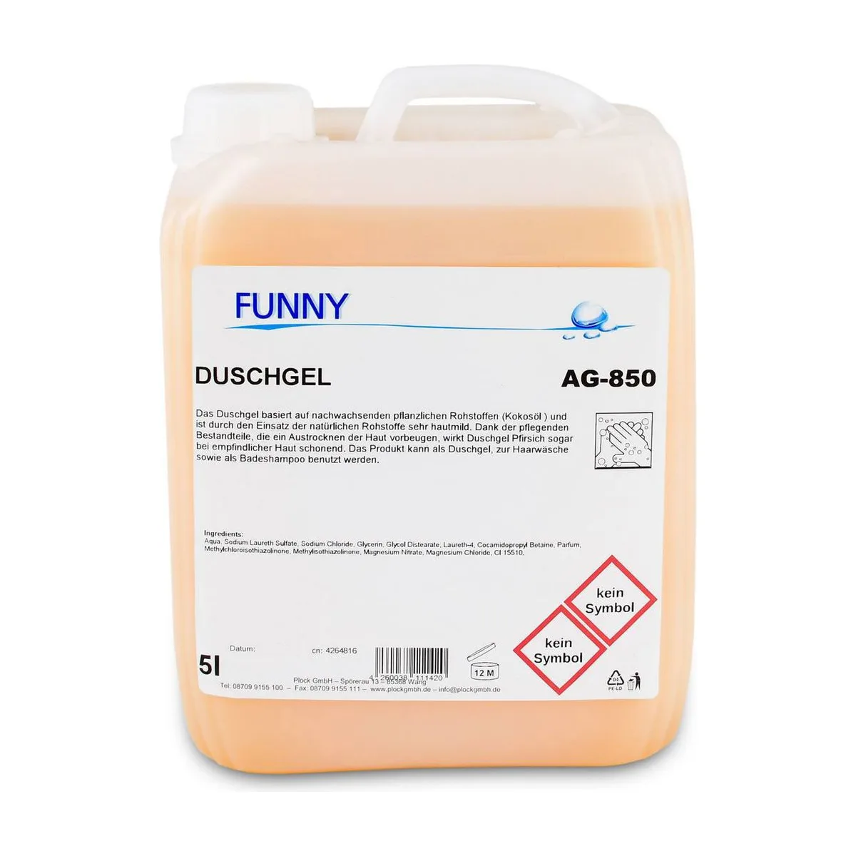 Funny Duschgel, 5 Liter – FUNNY – Flüssigseife