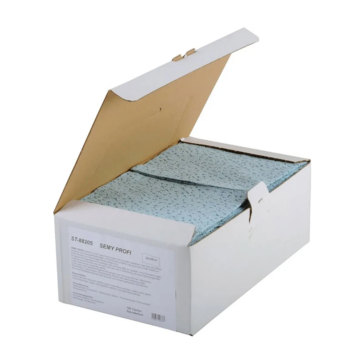 SemyTop Profi Spenderbox, blau, 6x100 Tücher – SemyTop – Allzwecktücher