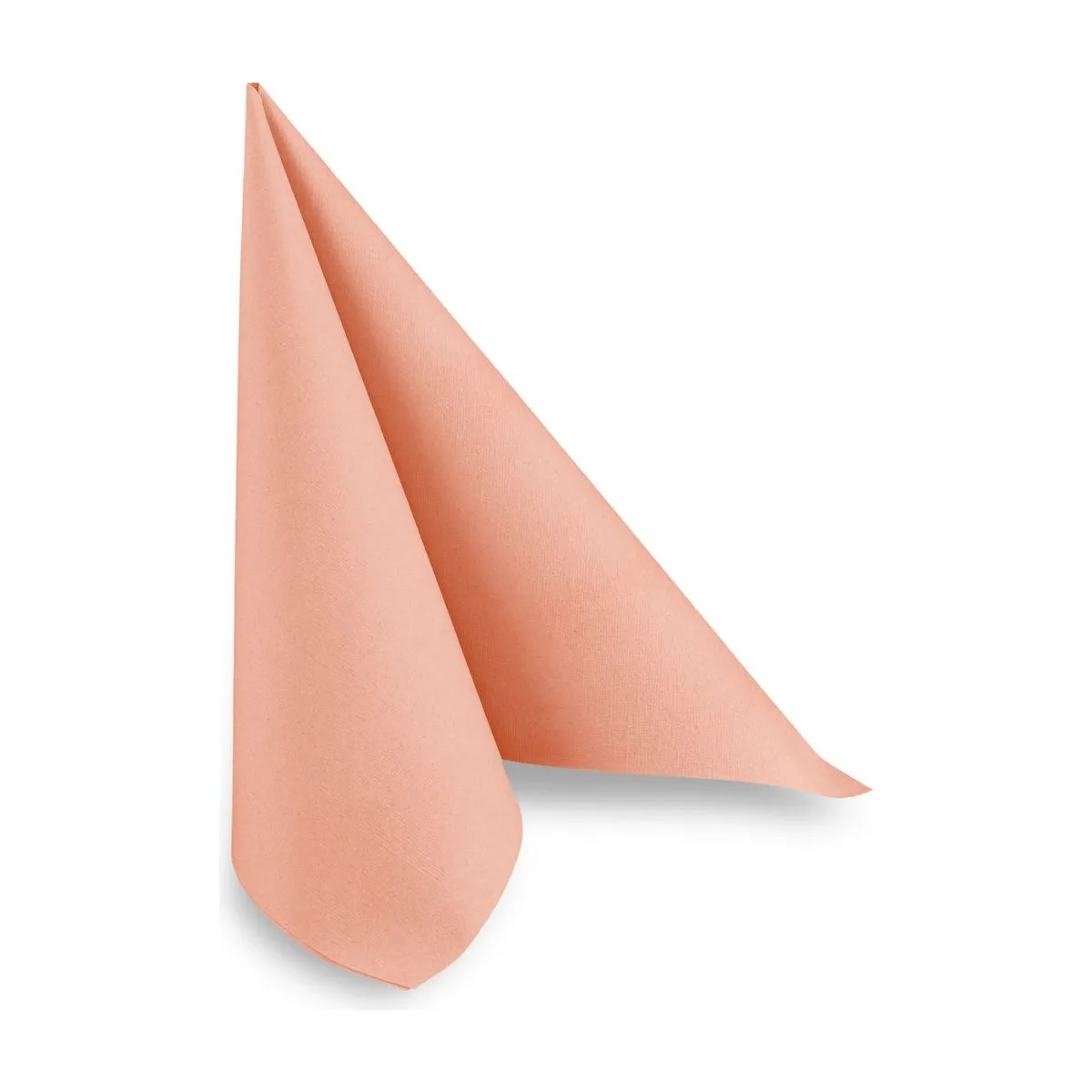 Airlaid Servietten, pfirsich, 40x40cm, 800 Stück – QUICKY – Servietten farbig