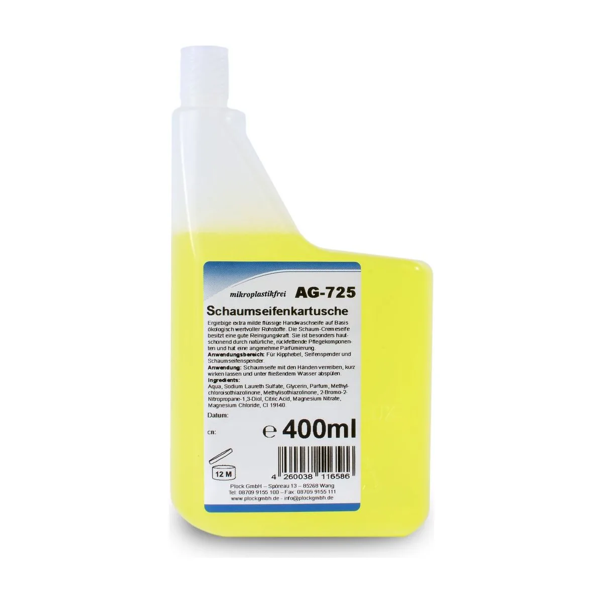 Funny Flüssigseife in Kartusche, gelb, 12x400ml, seifenfrei – FUNNY – Flüssigseife