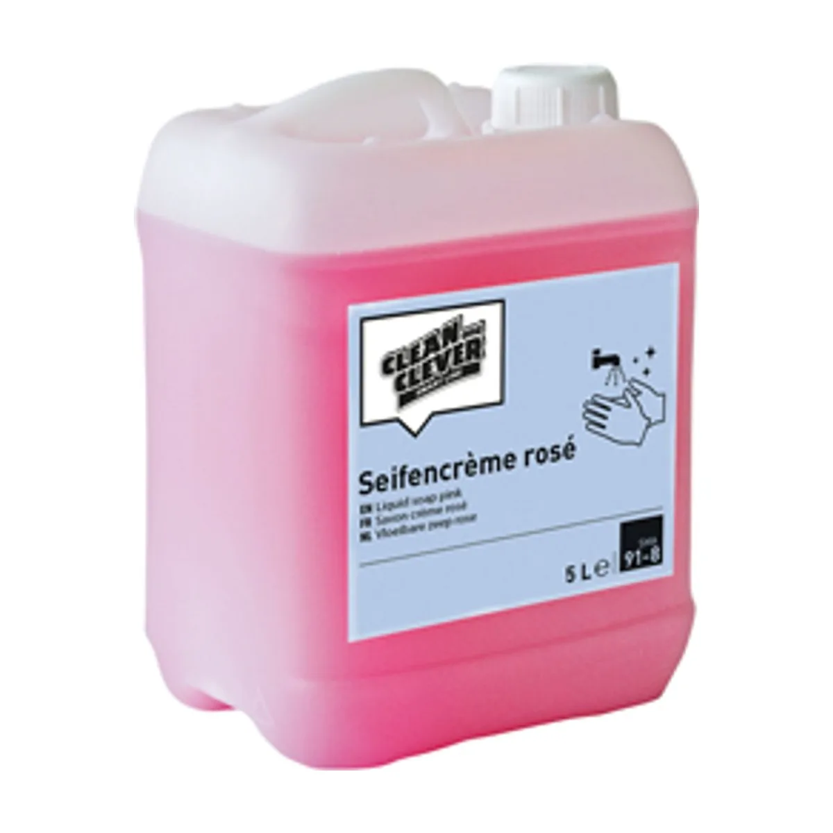 SMA91-8 Seifencreme Rose – CLEAN and CLEVER SMART – Flüssigseife