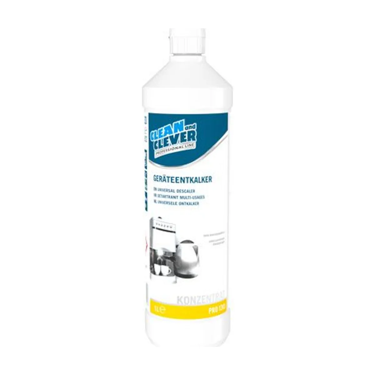 PRO130 Geräteentkalker, 1 l – CLEAN and CLEVER PROFESSIONAL – Geräteentkalker