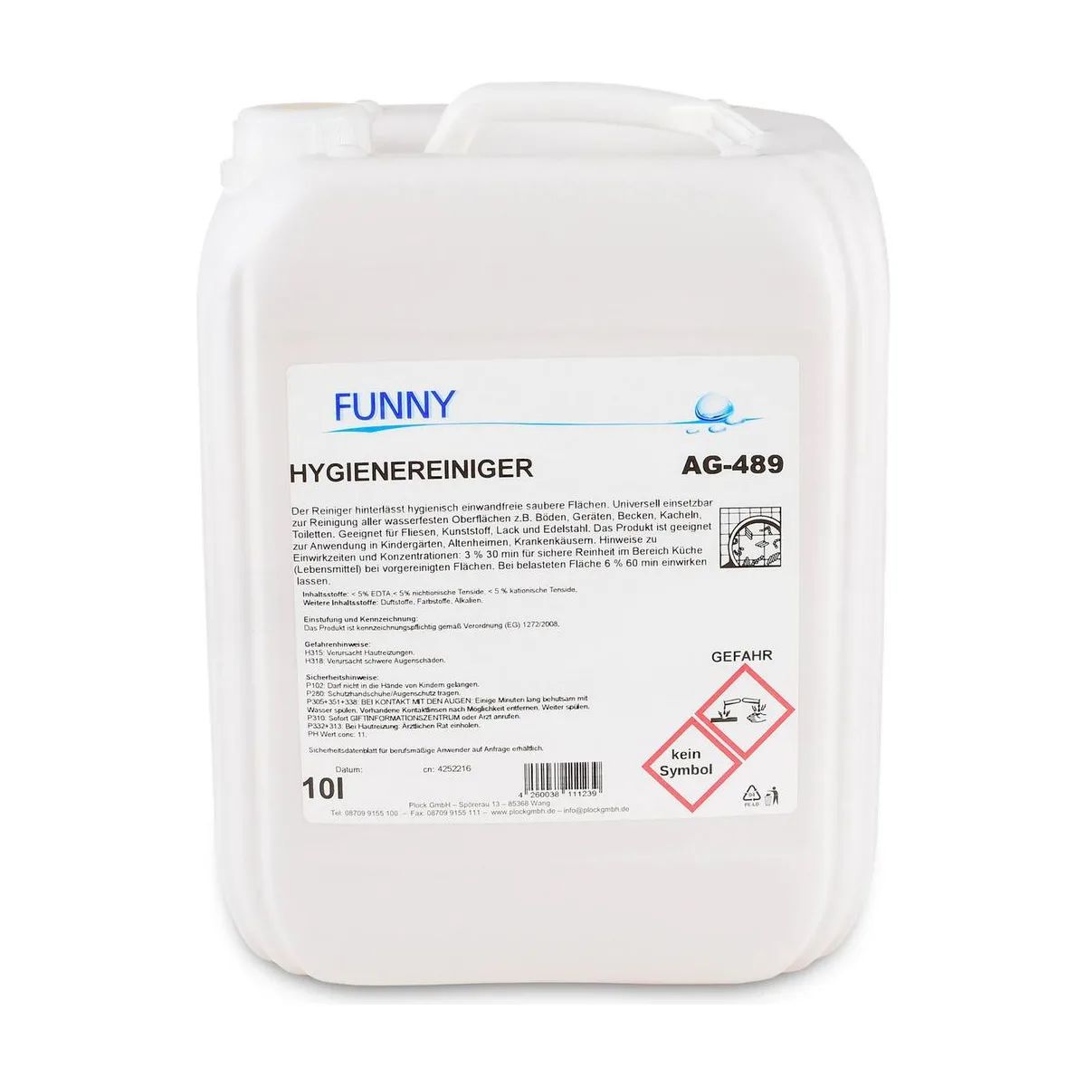 Funny Hygienereiniger, 10 Liter – FUNNY – Desinfektion